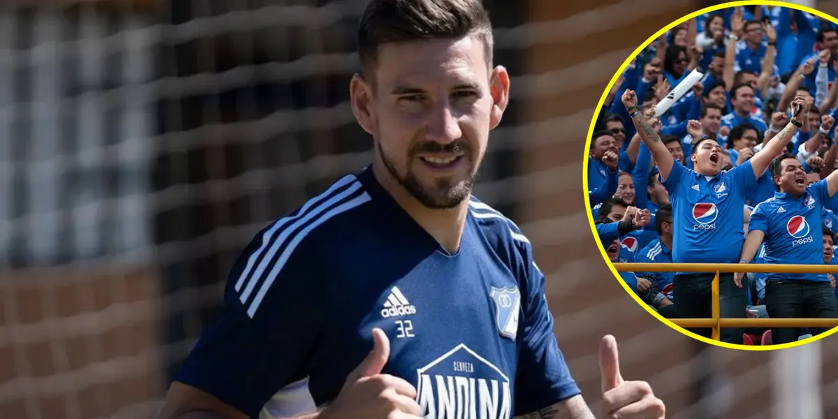 La reacción de los hinchas de Millonarios por Giordana vs Independiente