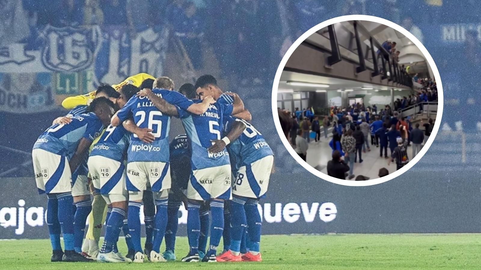 (VIDEO) No se vio en TV, los hinchas de Millonarios pierden la ...