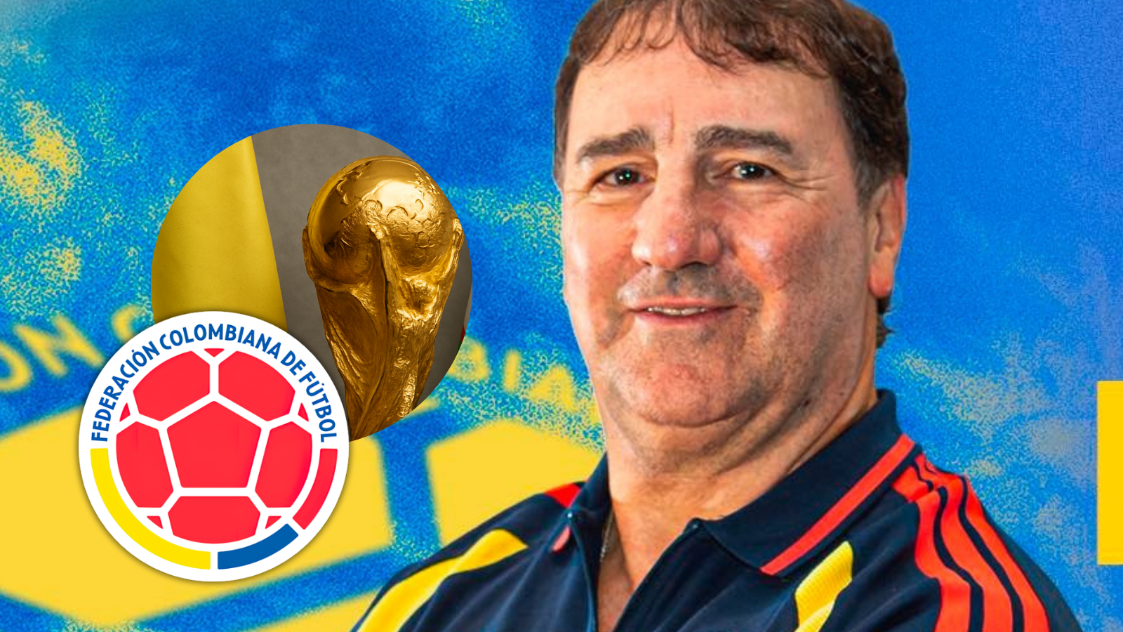 Néstor Lorenzo y su claro mensaje de esperanza a la Selección Colombia previo a la Copa del Mundo Foto: FCF, Escudoteca y Chat GPT