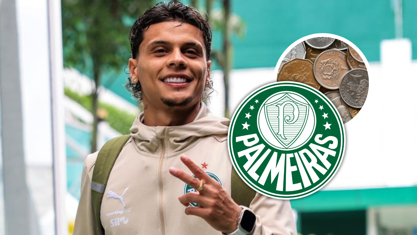 Mientras en Palmeiras gana 1.300 millones, la mínima cifra que cobraba ...